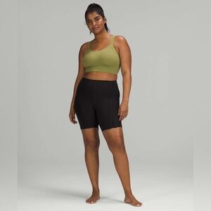 Lululemon Ribbed High-Rise Yoga Short 8"
Black size 4